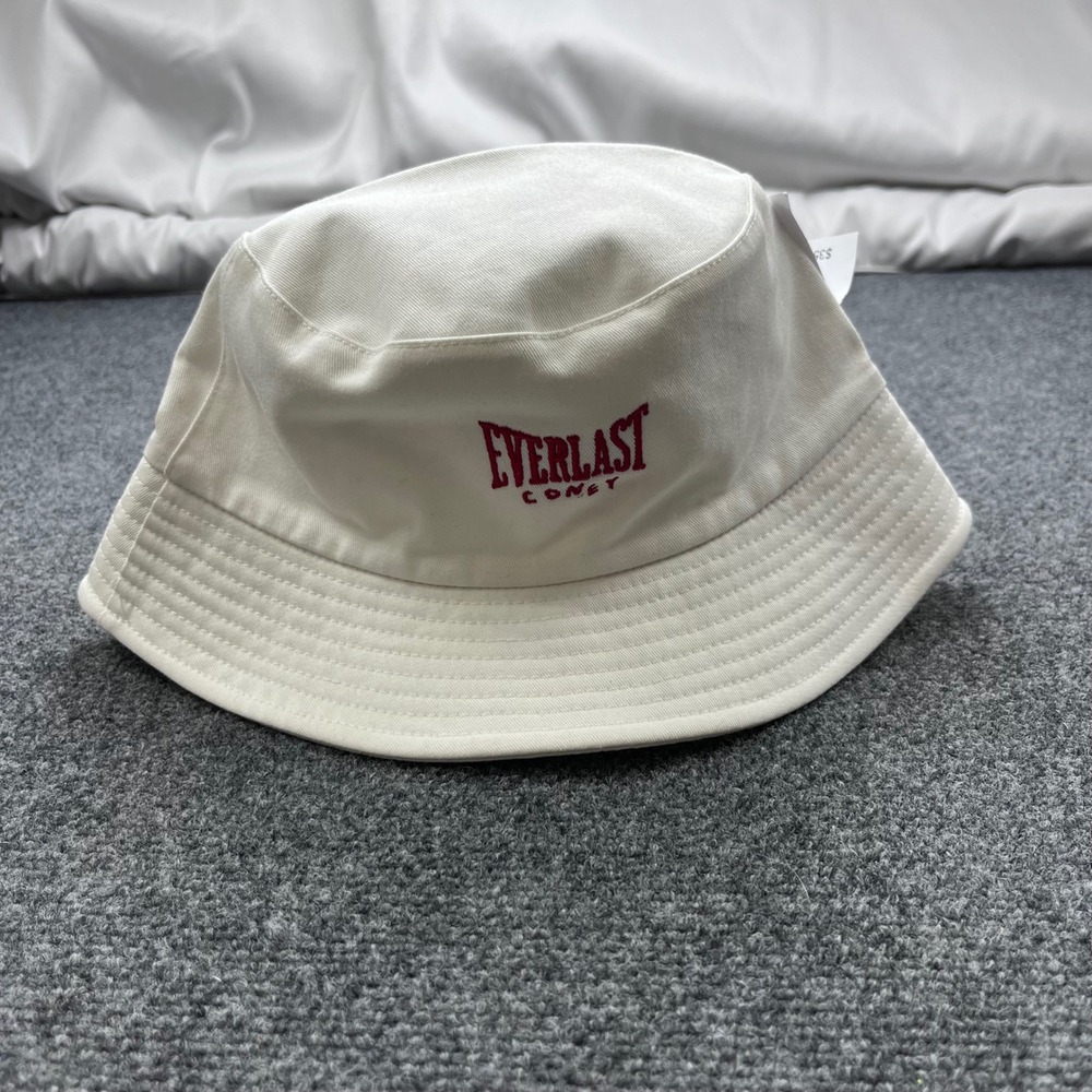 Coney Island Picnic Everlast Embroidered Streetwear White Bucket Hat